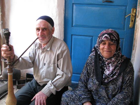 روستای تیلک - بابا حسن و همسرشان